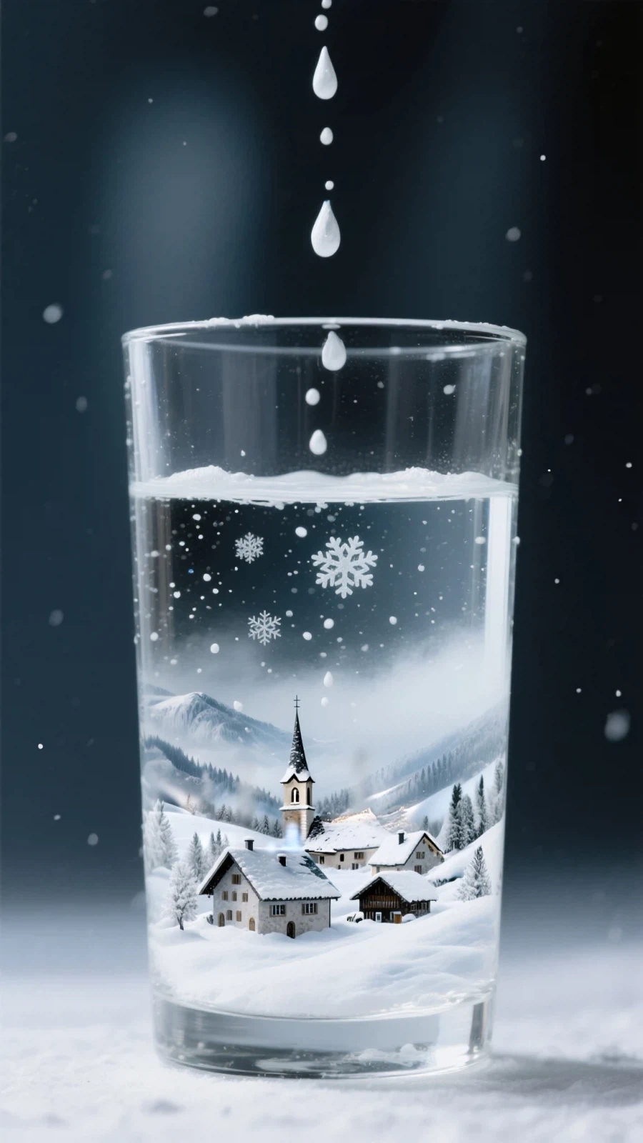 AI) 물컵에 물감을 떨어뜨려 만든 예술 컨셉_5.webp