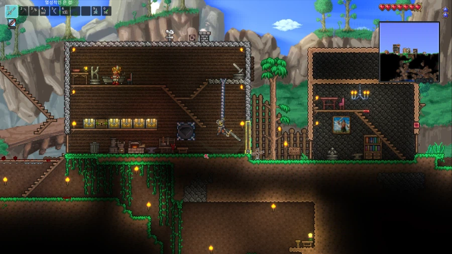 테라리아] 2D 평면이라 하우징 별 기대 안했는데_1.webp