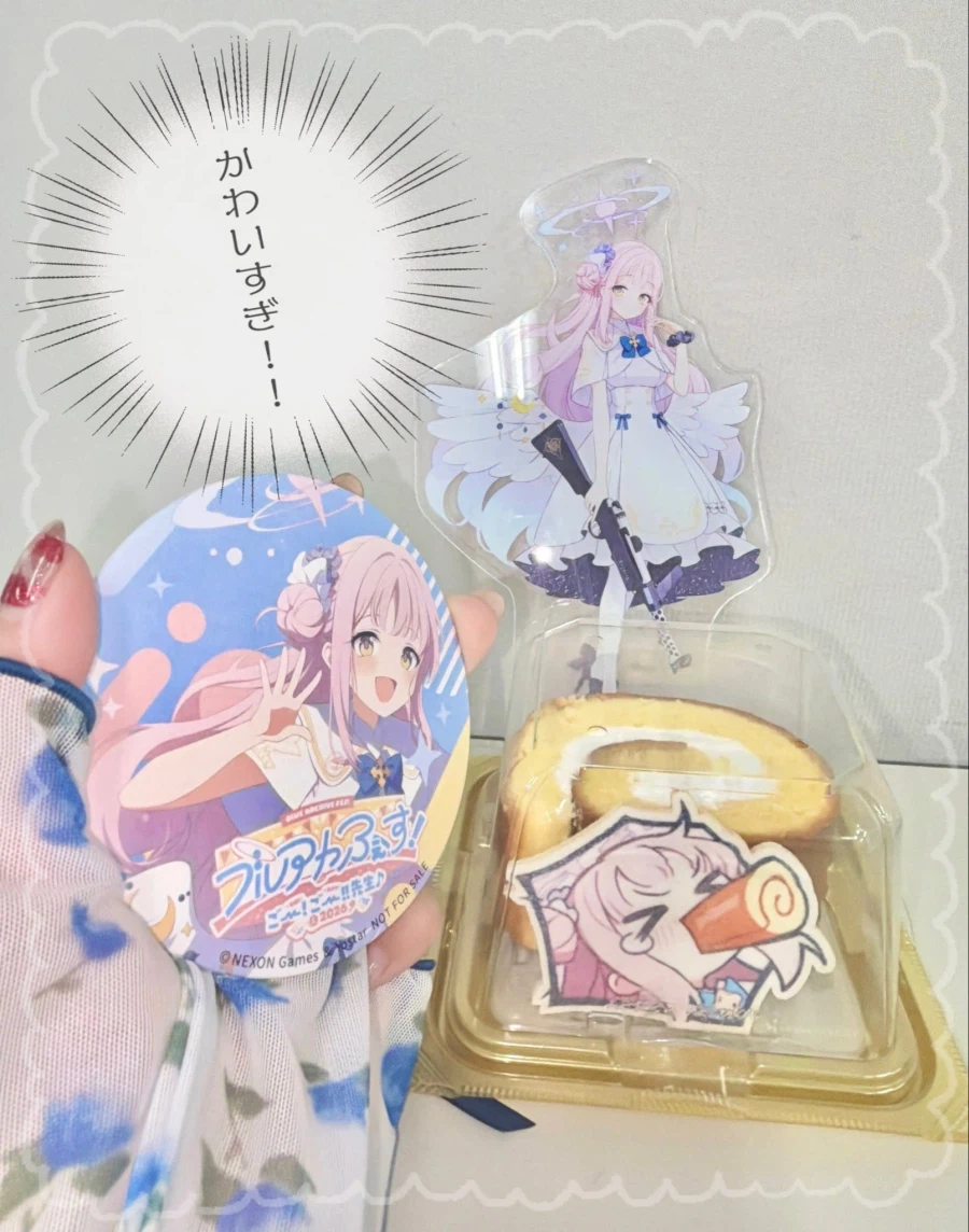 블루아카 5주년 행사장 인증샷 찍은 성우들_6.webp