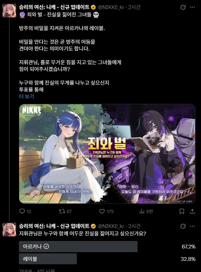 니케)공식에서 갈드컵 열린 아르카나 Vs 레이블_1.webp