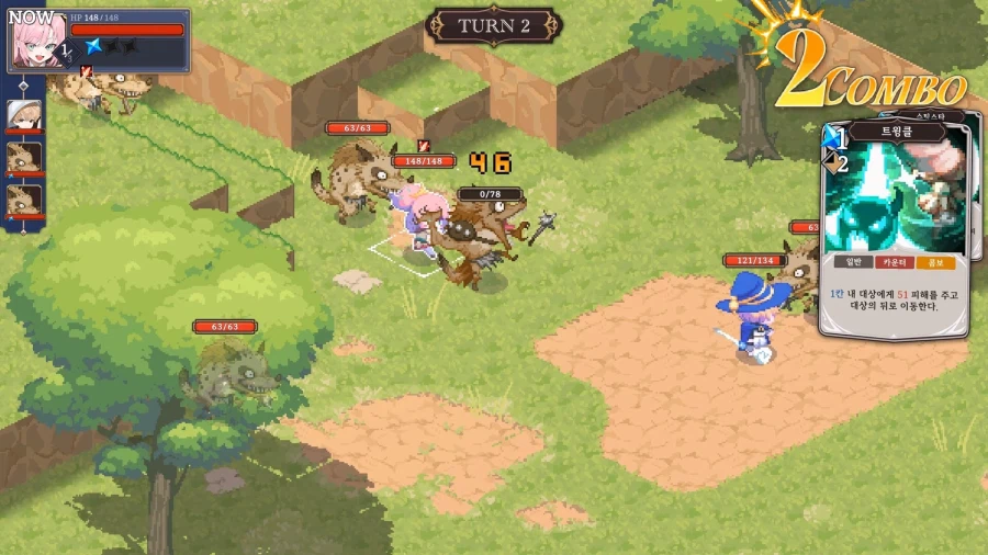 픽셀 아트 턴제 SRPG "스타더스트: 별과 마녀" 데모 출시_5.webp