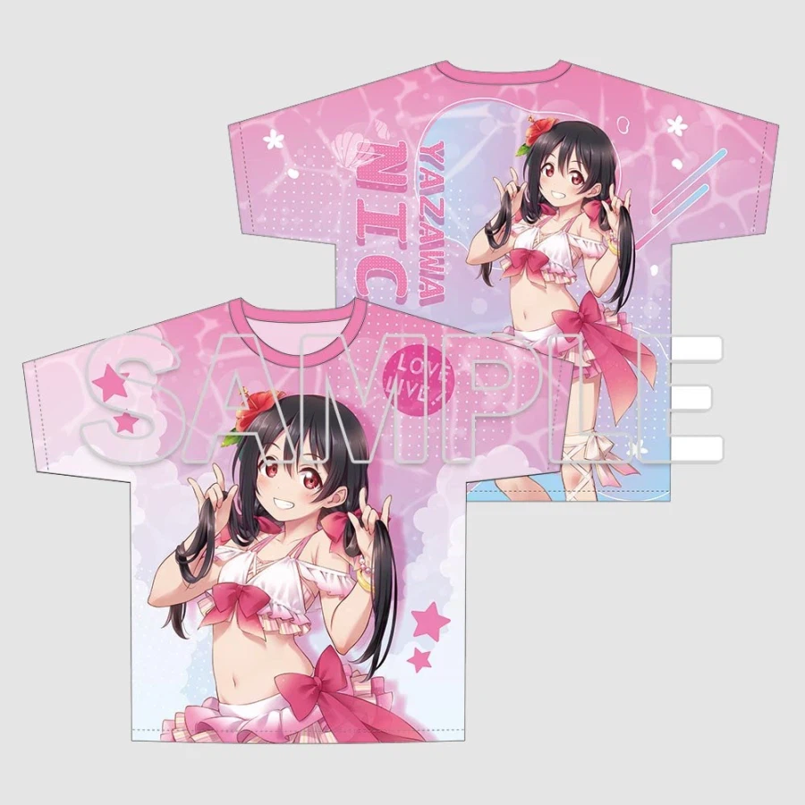 [애니플러스]러브라이브! 풀그래픽 티셔츠 수영복 Ver. 예약판매_1.webp