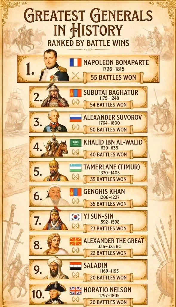 이긴 전투 수로 매긴 명장 순위_1.webp