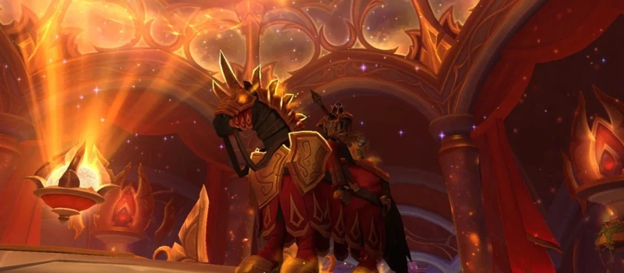 와우 한밤 성기사 인간 및 블엘 천상의 군마 모델링 업데이트_1.webp