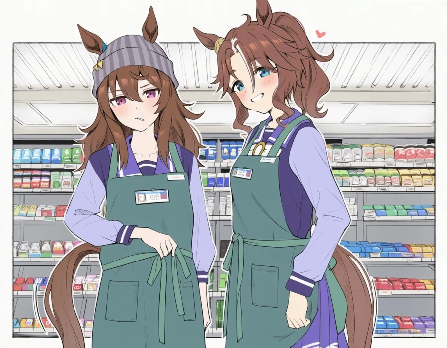 [말딸] 마트 직원이 된 나카야마와 파머_1.webp