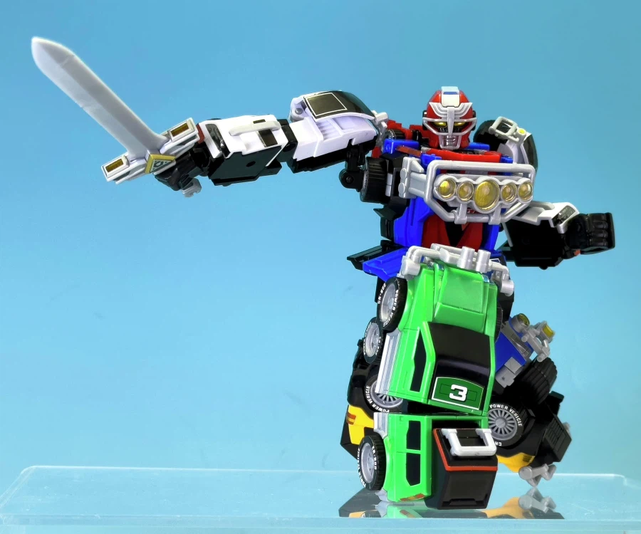 [반다이식완] SMP 격주전대 카렌쟈(카레인저) RV 로보 제품 샘플 전시 이미지_4.webp