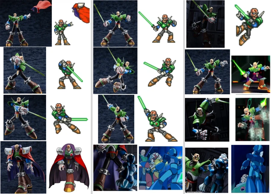 [코토부키야] 시그마 록맨 X Ver.포즈 비교 이미지_1.webp