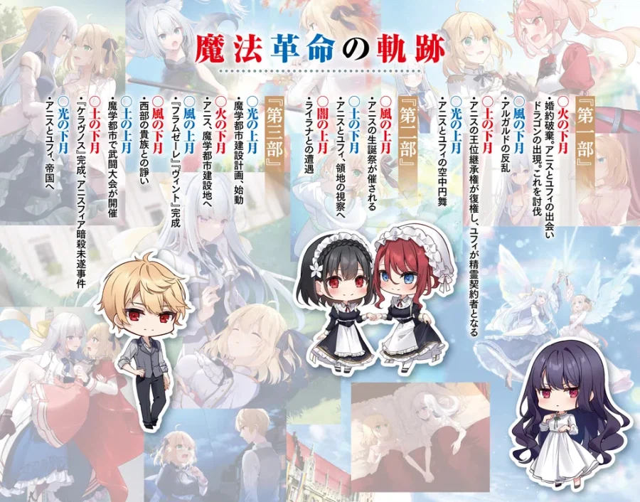 전생 왕녀와 천재 영애의 마법 혁명 (완결) 일러스트_1.webp