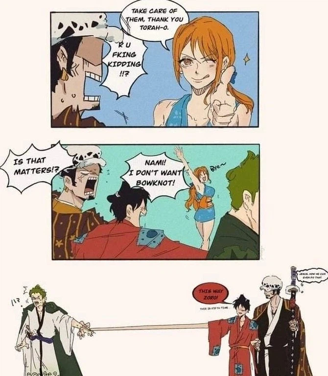 원피스 팬아트) 나미:"루피,조로,트랑이 셋이서 돌아다니겠다고..?"_2.webp