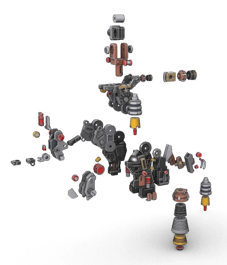 1/60 G-SYSTEM INTERNAL FRAME All 3D 프린팅 조립_5.webp