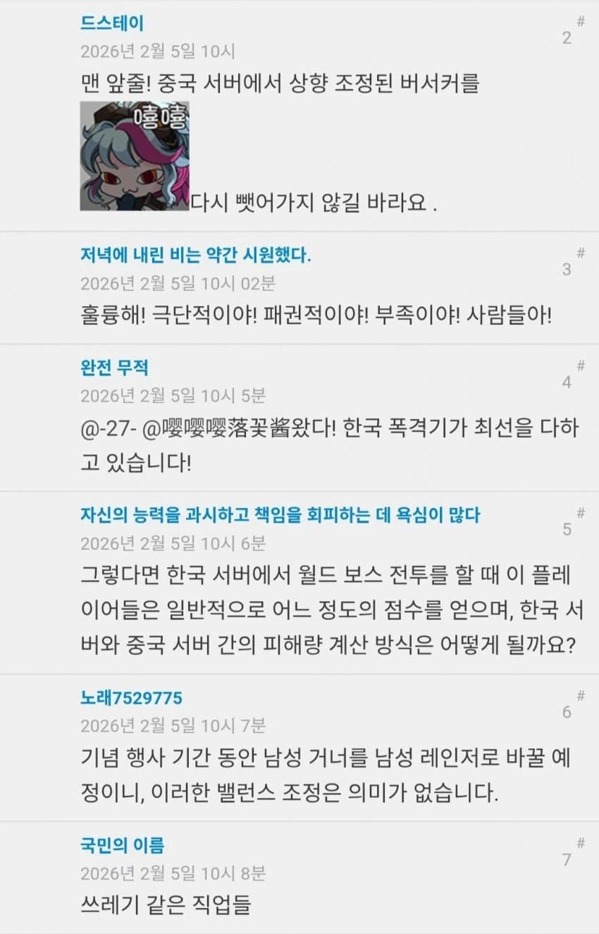 민심 개작살난 던파 랭킹창 근황 ㅋㅋㅋ_5.webp