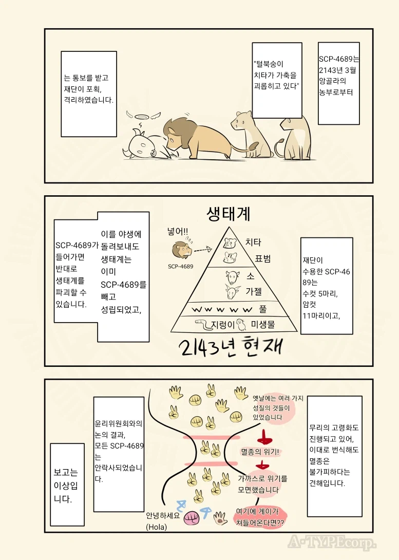 SCP재단) SCP-4689 사자가 뭐였어요? manhwa_2.webp