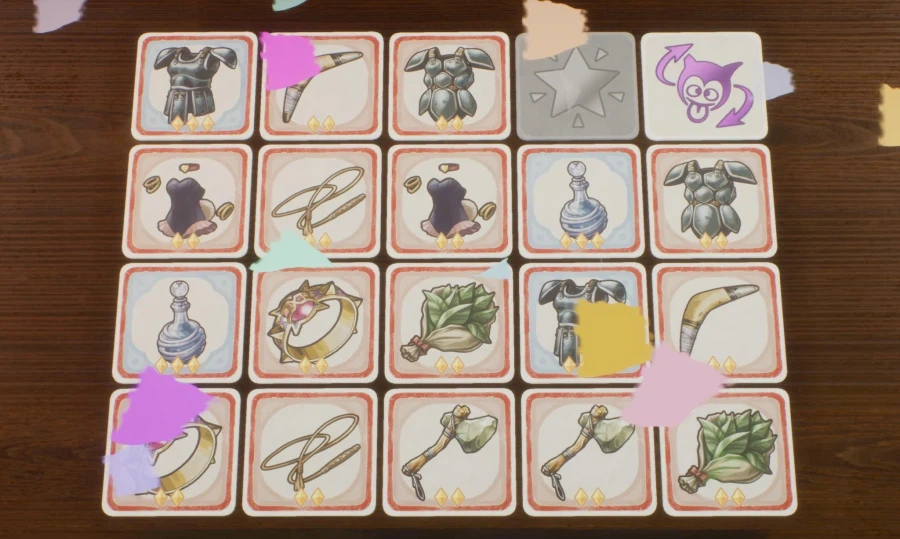 [드래곤퀘스트7] 행운카드 갬블 100%로 초중반에 3어픽 장비 싹쓰리하기_3.webp