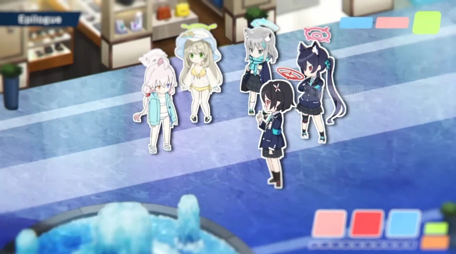 블루아카) 갑자기 아비도수 수영복 무비???_1.webp