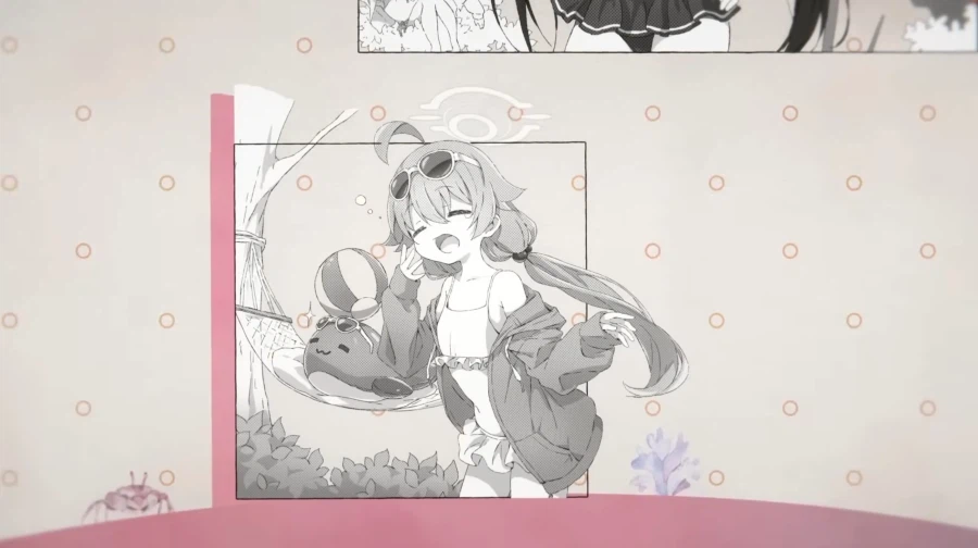 블루아카) 갑자기 아비도수 수영복 무비???_3.webp