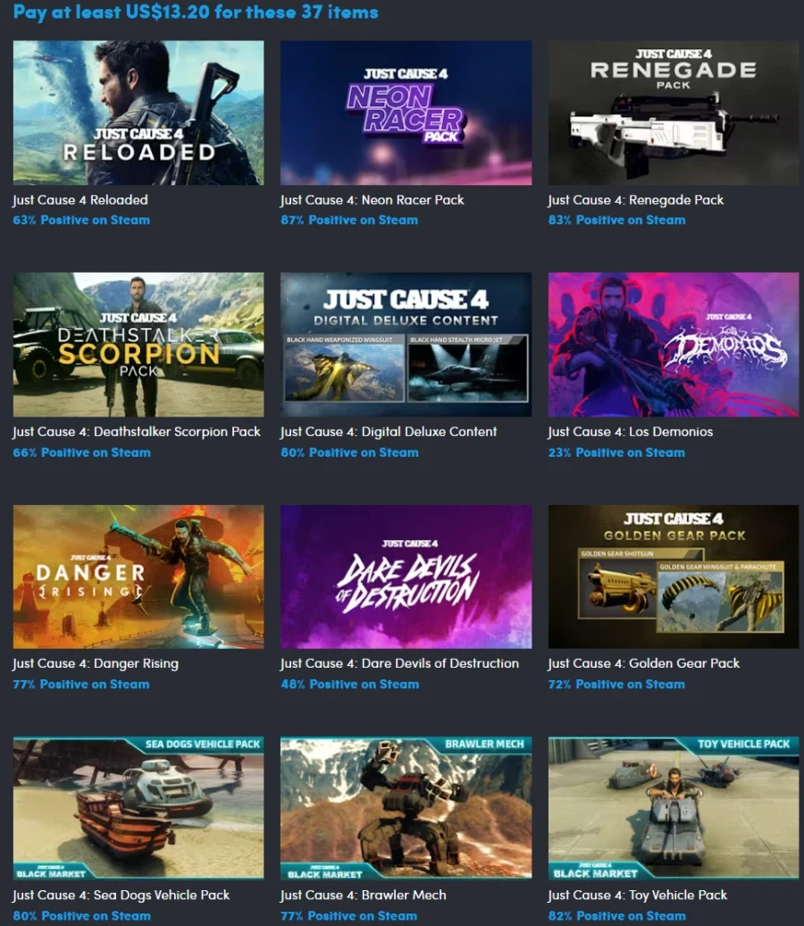 [험블번들] 저스트커즈 컴플리트 컬렉션 2026 (13.20달러)_1.webp