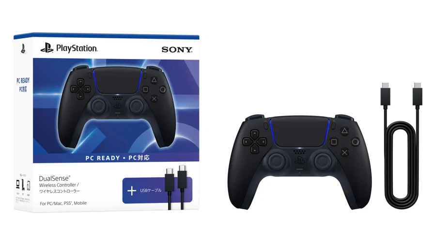 일본 소니, 듀얼센스 무선 컨트롤러 + USB 케이블 for PC 발매 예정_3.webp