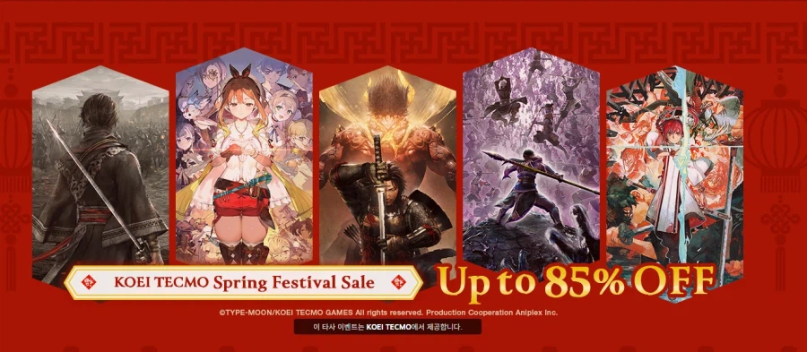 [스팀] 코에이 테크모 봄 세일 시작_1.webp