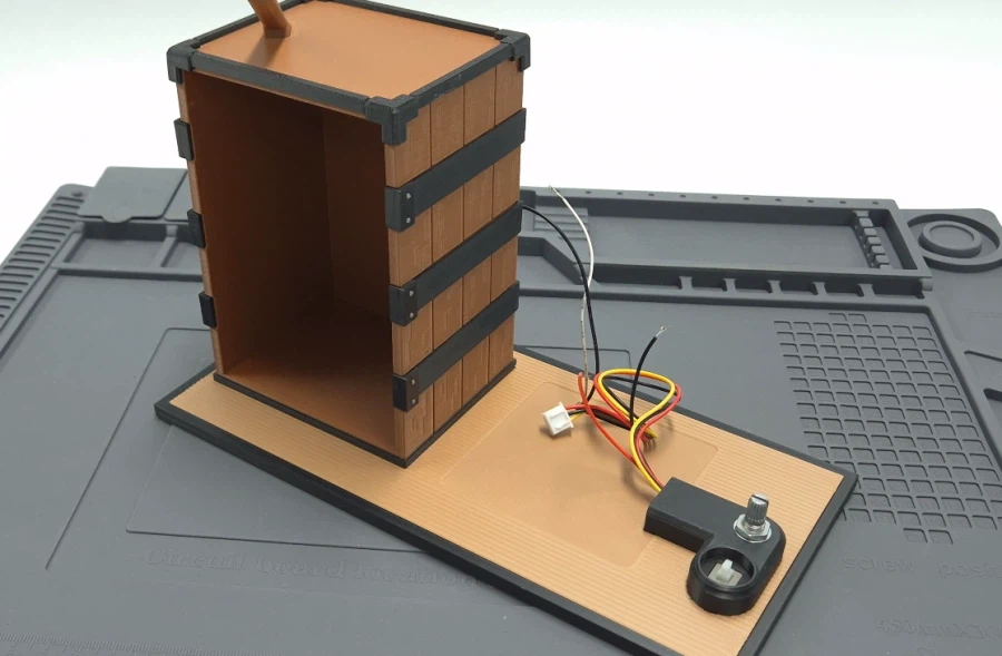 귀칼 네즈코 룩업 피규어 궤짝 무선충전기 무드등 제작_3.webp