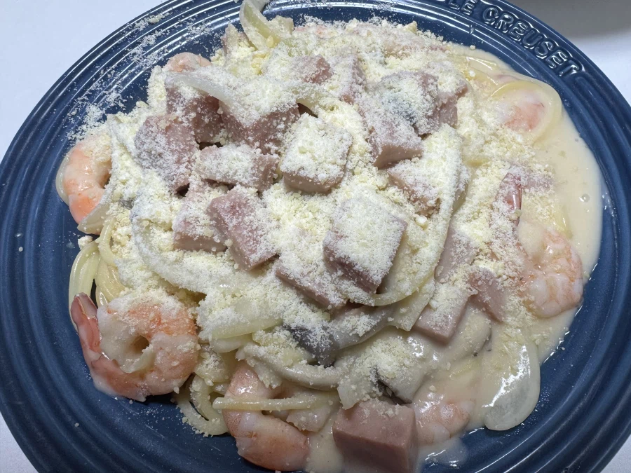 만들어 먹은 크림 파스타~~~_2.webp