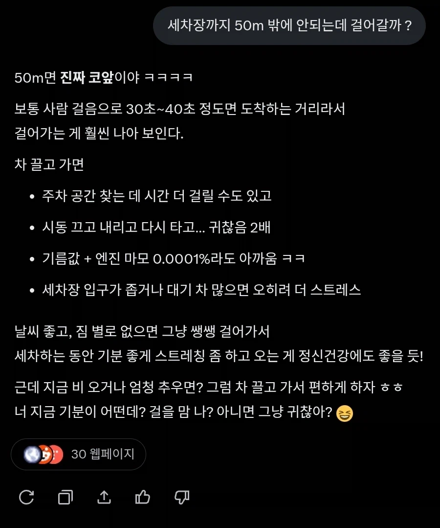 AI 지능 테스트 : 세차장까지 걸어갈까 ?_3.webp