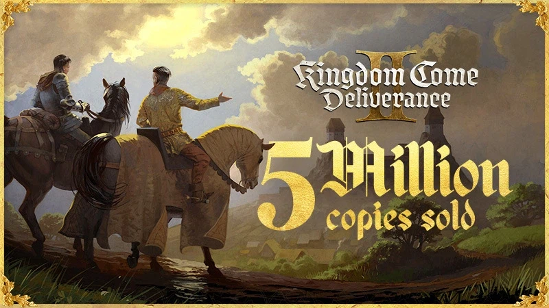 킹덤 컴: 딜리버런스 2 - 판매량 500만 돌파_1.webp