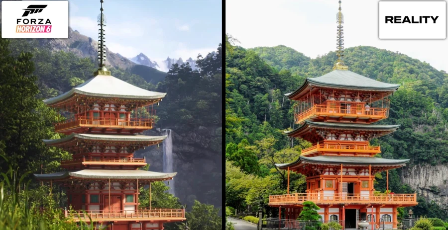 포르자 호라이즌 6 게임 / 실제 일본 비교_3.webp