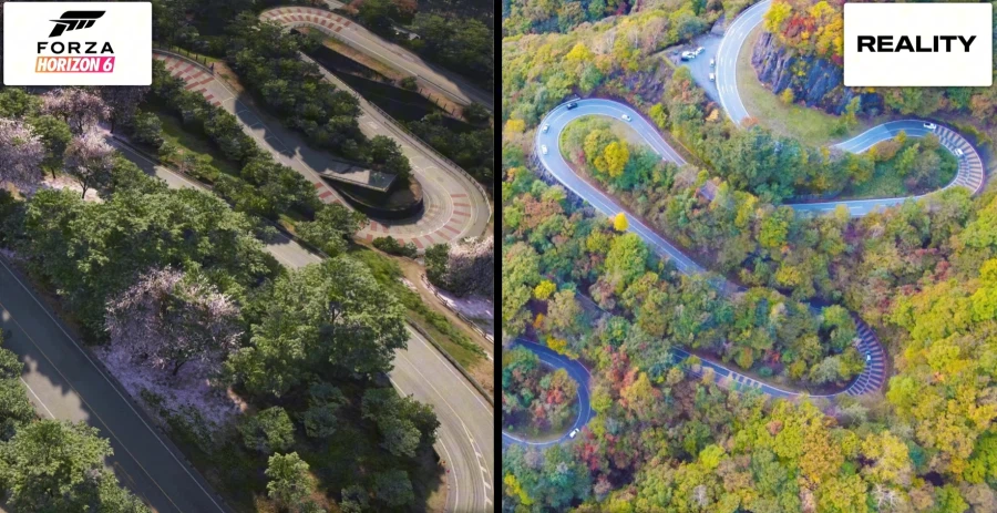 포르자 호라이즌 6 게임 / 실제 일본 비교_11.webp