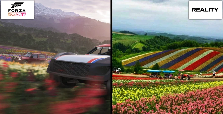 포르자 호라이즌 6 게임 / 실제 일본 비교_13.webp