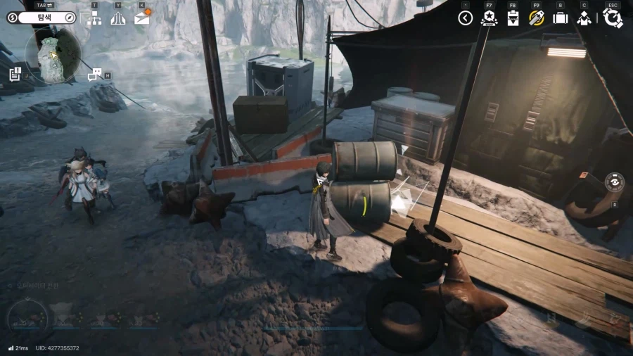 필드 기믹 가이드 - 거점 지역(6) 강변 동굴 캠프_7.webp