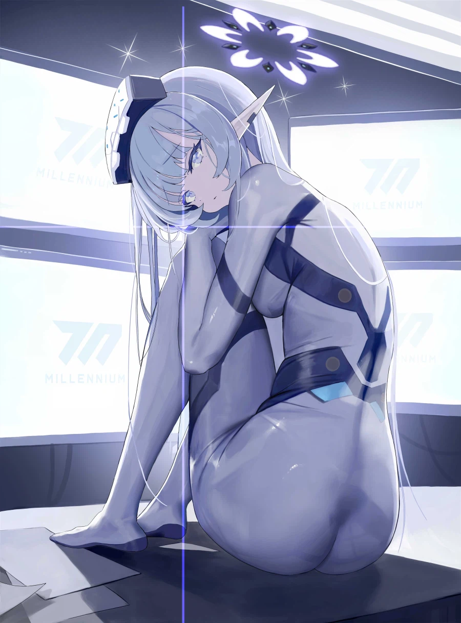 블루아카) 섹시 히마리 뒷태 보고 자라_1.webp