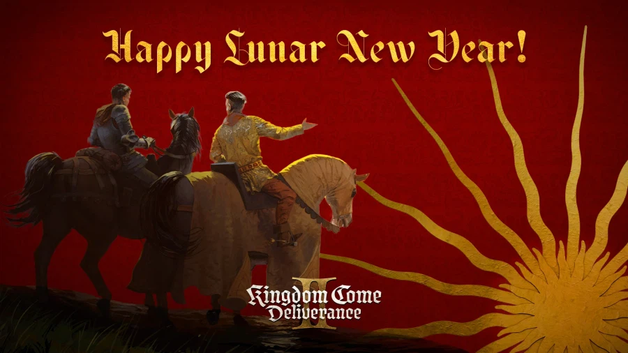 킹덤 컴 딜리버런스 2 개발사의 한국 유저들을 위한 설날 인사 영상 및 축전_1.webp