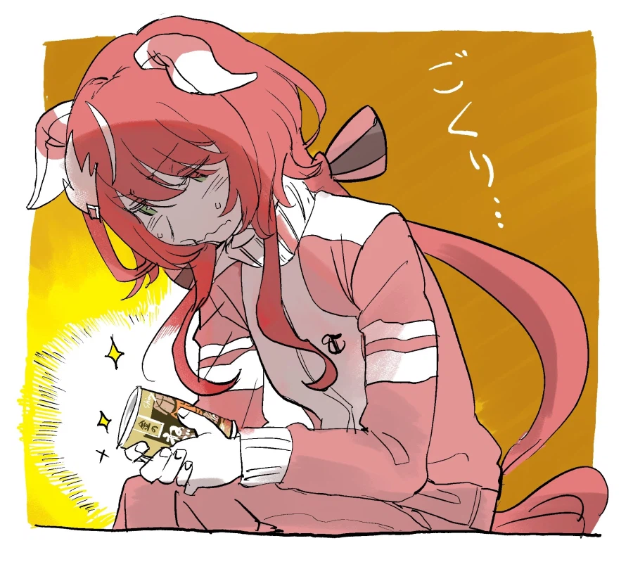 [말딸] 음료 마셔야하는지 고민하는 윈바리_1.webp