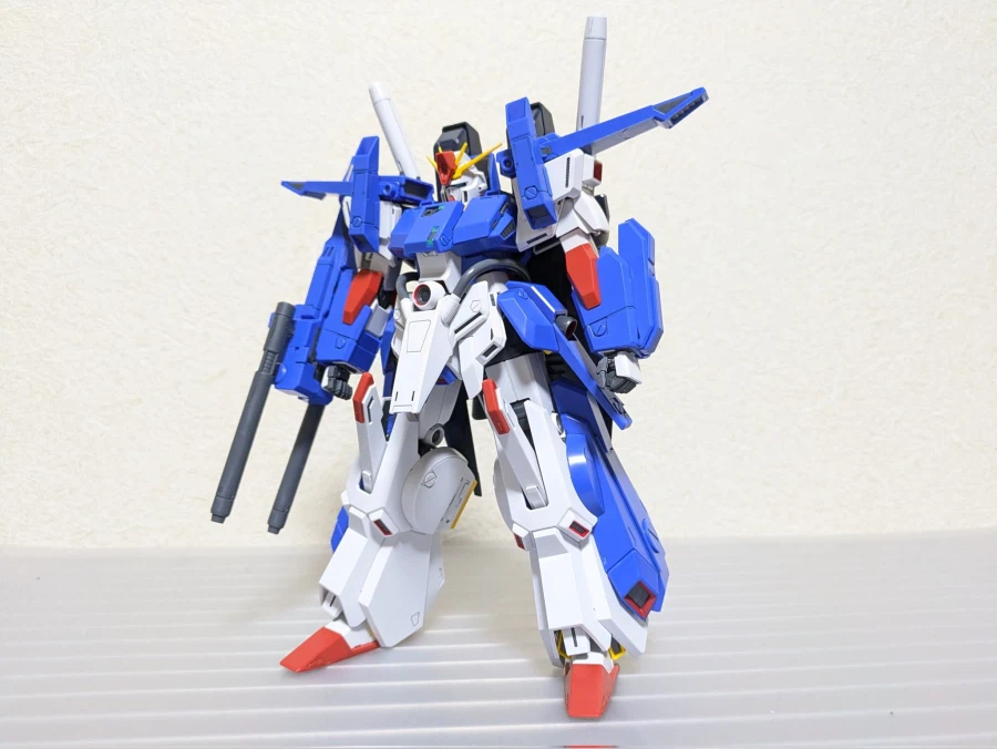 MG 풀 아머 ZZ 건담 내부 강화형 + FAZZ 장갑 조합 사진 & 영상_2.webp