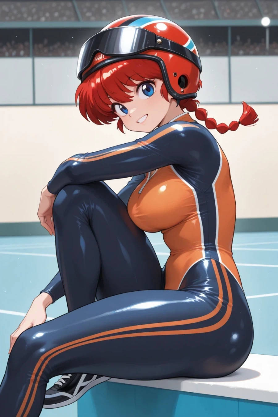 AI) 동계 올림픽 선수로 나온 여자 란마_4.webp