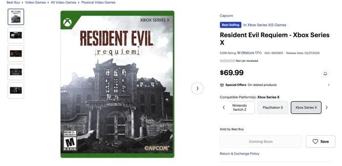 바이오하자드 레퀴엠 압도적 호평에 미국소매점 품절 속출,예약불가라는 이상사태 발생_2.webp
