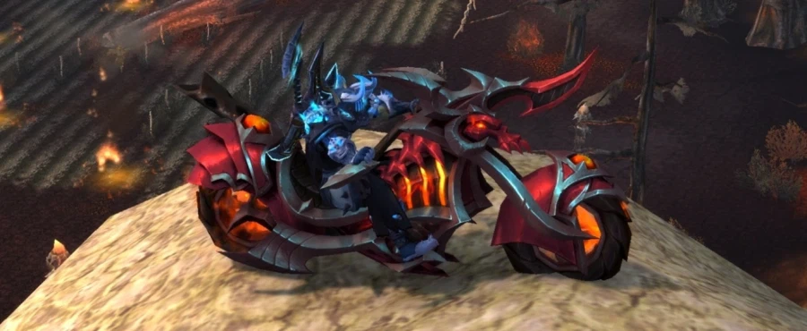 와우 x 헛개수 콜라보 '증오벼림 불꽃이륜차' 탈것 100% 증정_1.webp