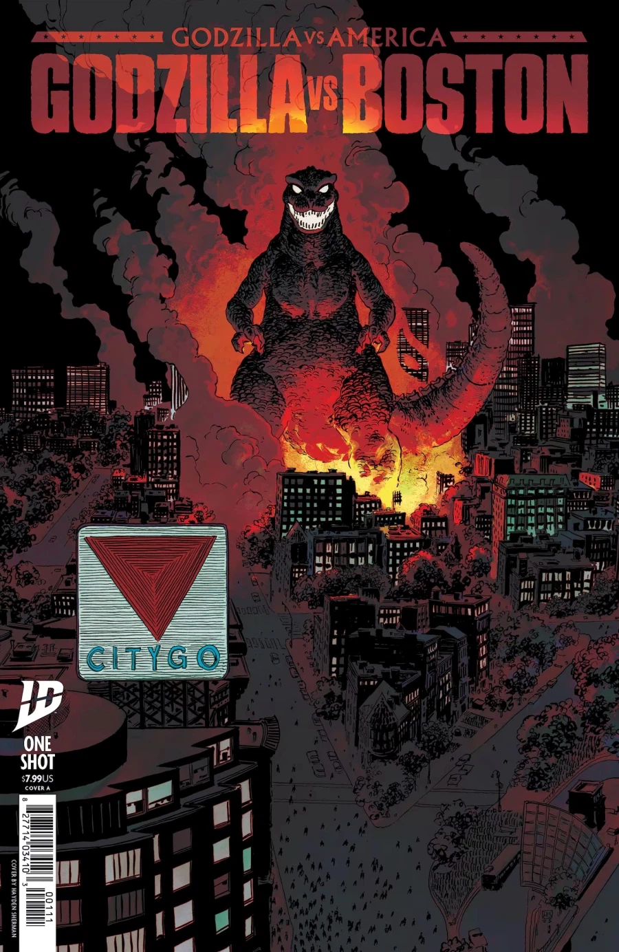 [괴수물] 고지라 VS 아메리카 시리즈 만화책 표지_3.webp