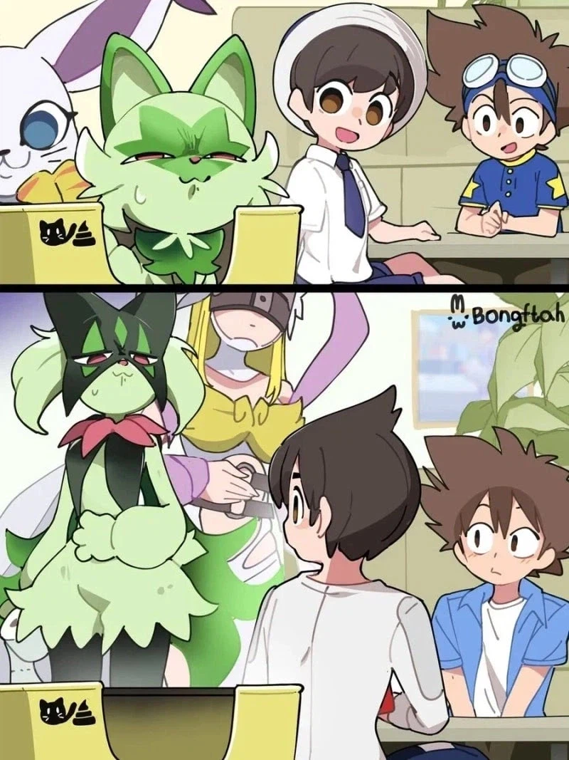 고양이과 캐릭터들의 화장실_1.webp