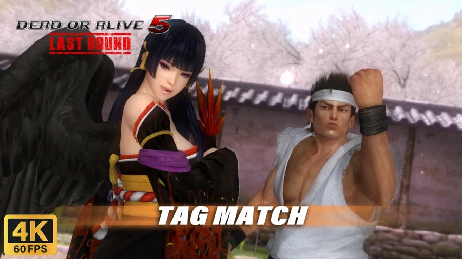 [데드오어얼라이브5LR] 뇨텐구 & 아키라 태그 매치 I 4K 60FPS_1.webp