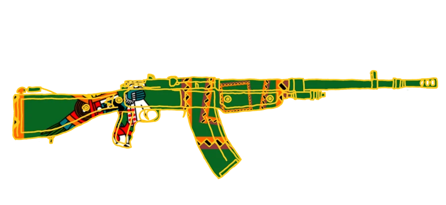 창작,무기)"오늘 만든 아즈텍군의 돌격소총"_1.webp