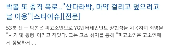 박봄 "박산다라가 ㅁㅇ 걸려서 나를 ㅁㅇ쟁이로 만들었다"_1.webp