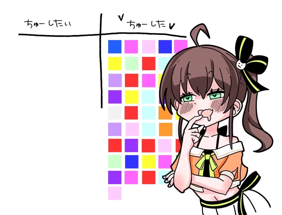 버튜버) 마쯔리 의 츄♡ 도표_1.webp