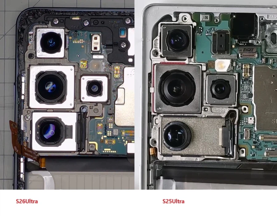 갤럭시 S26울트라, 첫 분해 영상에서 변경된 5배 줌 모듈 구조 확인_1.webp
