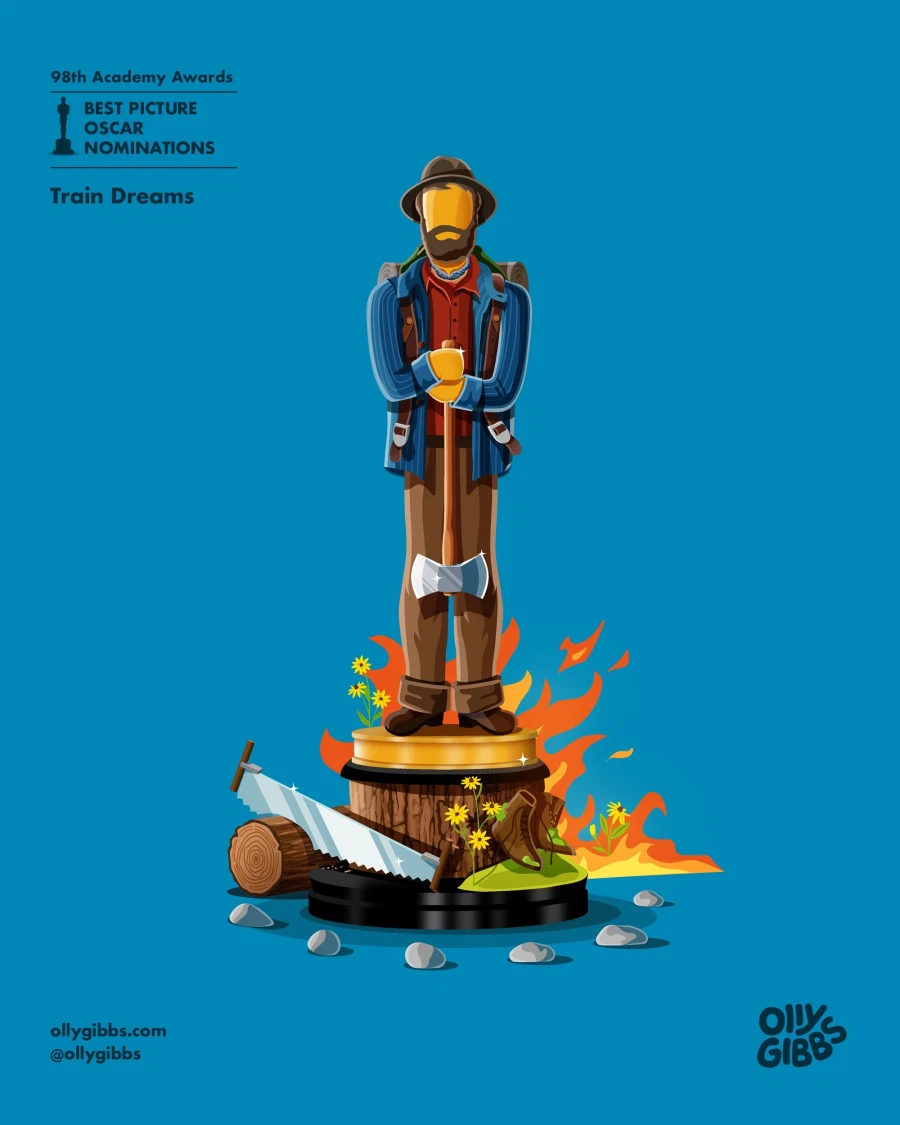 [영화] 2026 오스카 아카데미 작품상 후보작들의 일러스트_1.webp