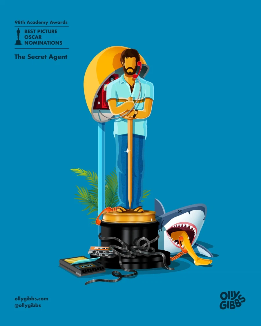 [영화] 2026 오스카 아카데미 작품상 후보작들의 일러스트_8.webp