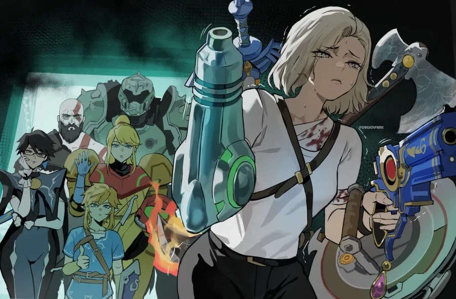 바이오하자드)뭔가 엄청난 무기들을 받은 그레이스_1.webp