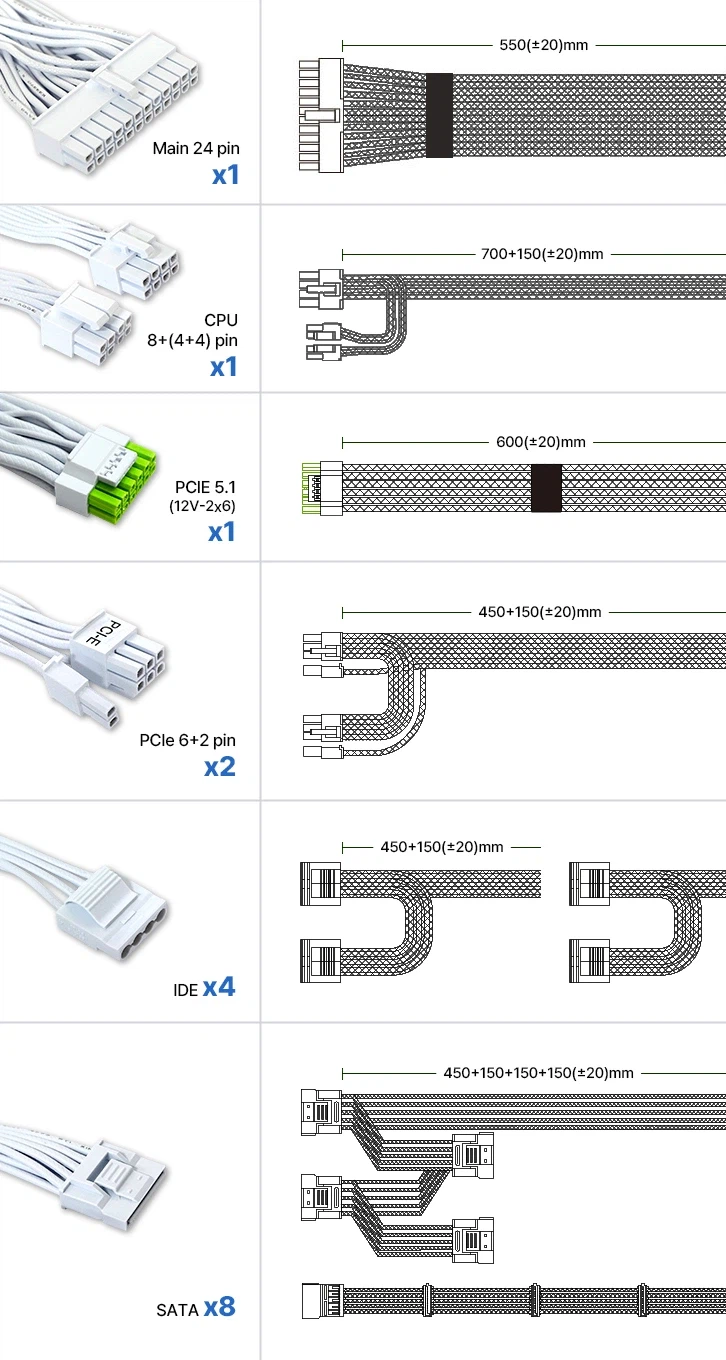 마이크로닉스 Classic II 풀체인지 800W 80PLUS실버 화이트_6.webp