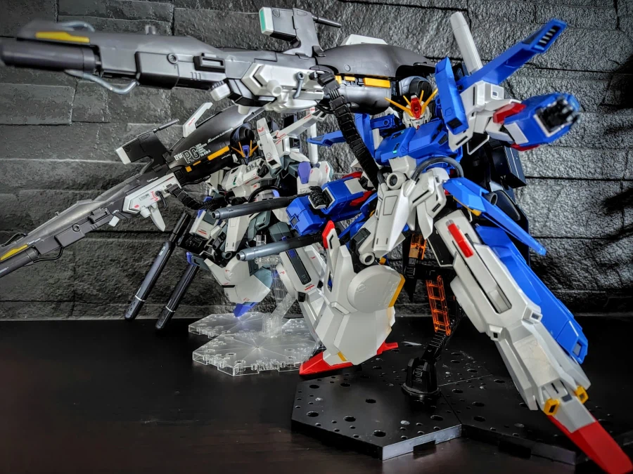 MG 풀 아머 ZZ 건담 Ver.Ka + FAZZ 나열 & 무장 X 2 사진 2_4.webp