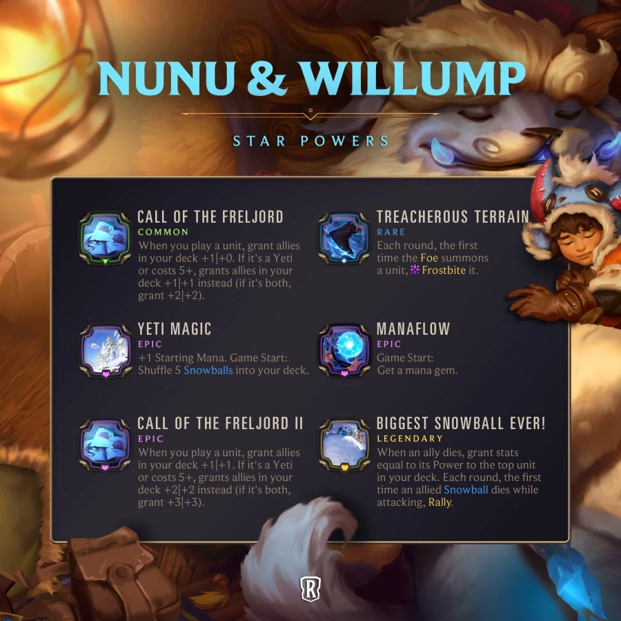 [레오룬] 챔피언의 길 신규 챔피언 누누와 윌럼프 상세 정보_1.webp